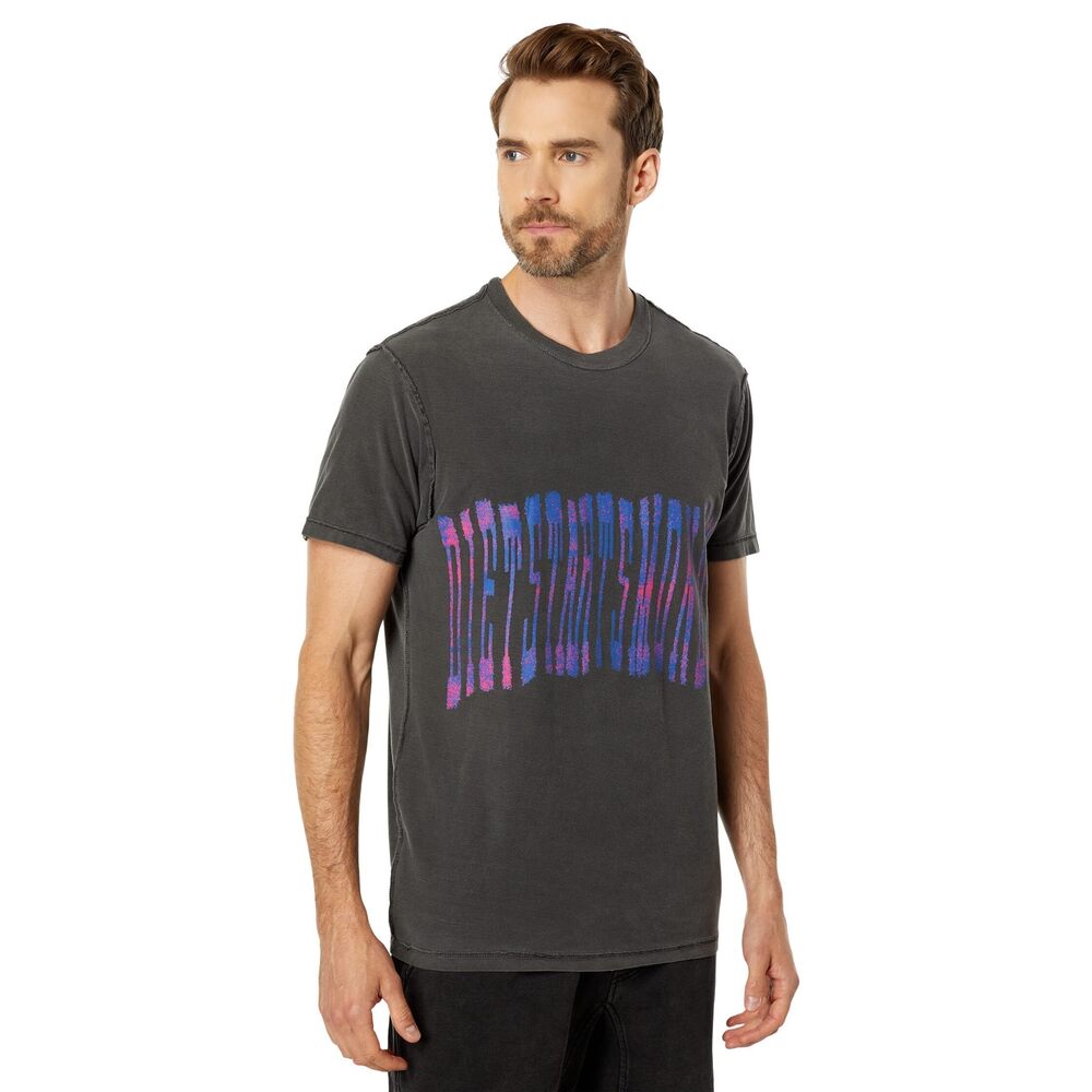 Diet Starts Monday Bodysnatcher Tee Blue/Pink SM